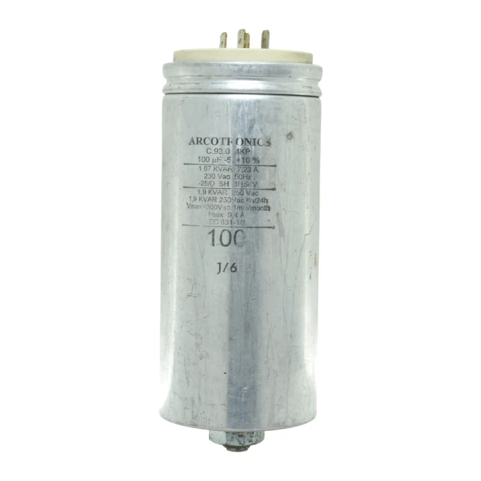 Capacitor PFC Arcotronics 100uF 230VACÂ