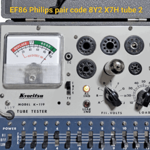 Matched Pair Philips EF86 Mesh (Holland X7H) - Vintage Tested