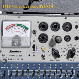 Matched Pair Philips EF86 Mesh (Holland X7H) - Vintage Tested