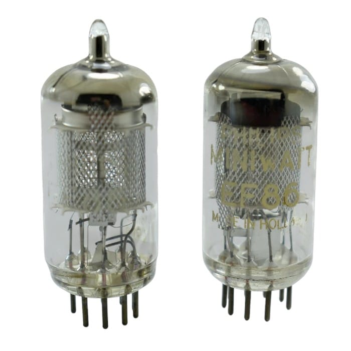 Vintage Philips EF86 Mesh Pair