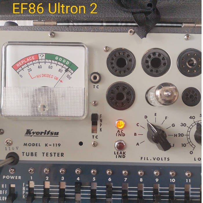 Set of 3 Ultron EF86 Tubes - Mesh Shield