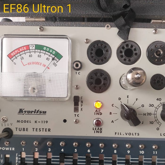 Set of 3 Ultron EF86 Tubes - Mesh Shield