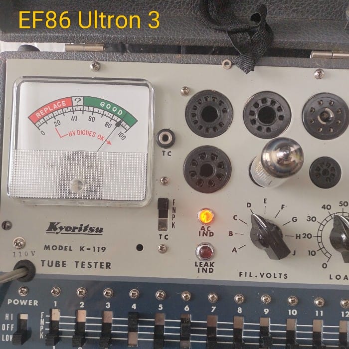 Set of 3 Ultron EF86 Tubes - Mesh Shield