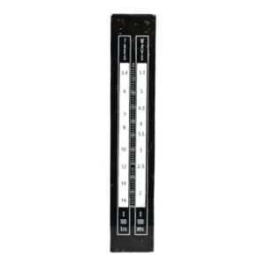 Escala Dial Vertical Radio AM 251x48mm