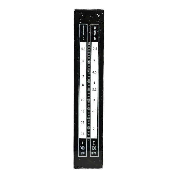Escala Dial Vertical Radio AM 251x48mm