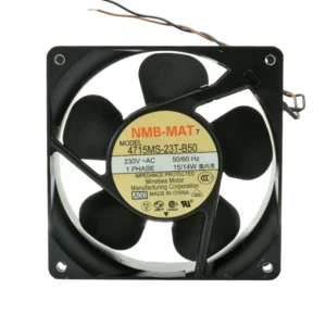 Extractor industrial NMB-MAT 120mm AC 5 aspas negras 220V.