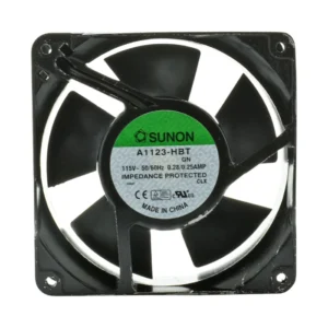 Ventilador Sunon A1123-HBT 120mm 115V AC marco de metal potente.
