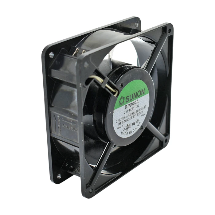 Extractor industrial Sunon 120mm AC 5 aspas negras 220V.