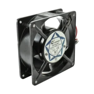 Ventilador Tongda TP2123HBT 120mm 220V AC marco de metal con cables.
