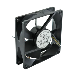 Ventilador de 92mm T&T 7 aspas negras rodamiento de balines