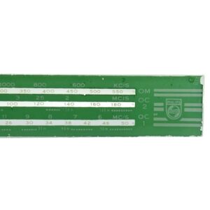 Escala Vidrio Radio Philips All Transistor