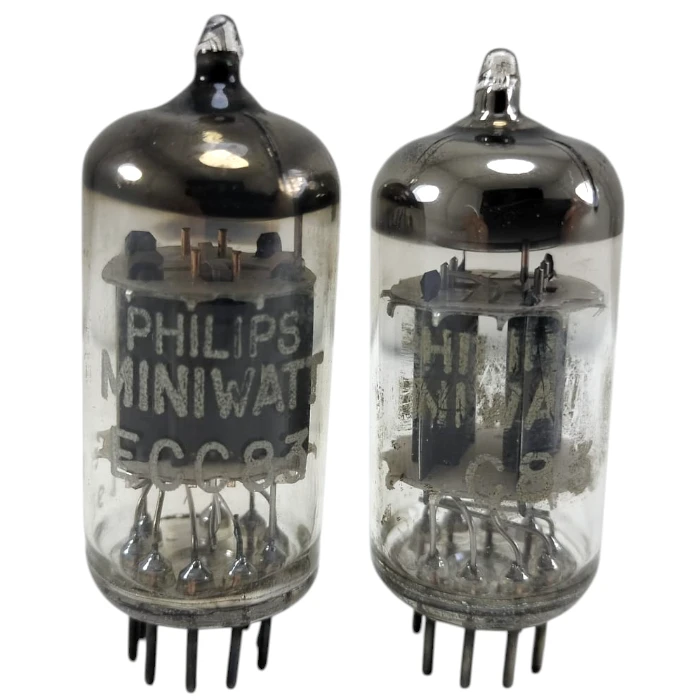 Par Tubos Philips Miniwatt ECC83Â