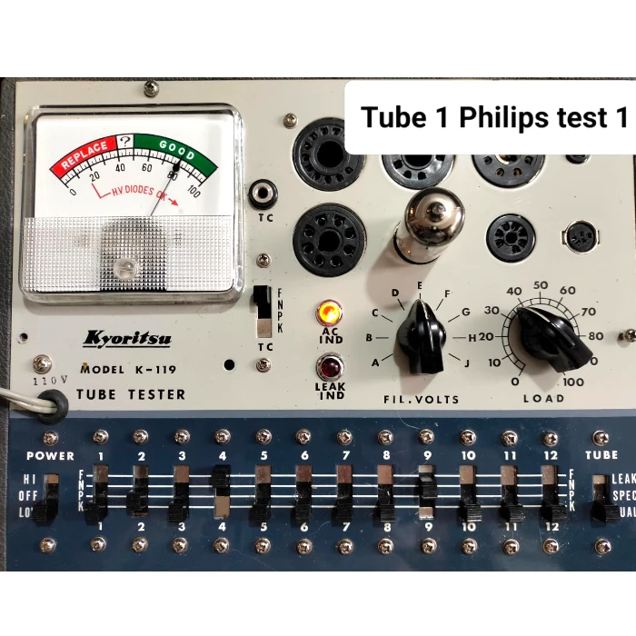 Par Tubos Philips Miniwatt ECC83Â