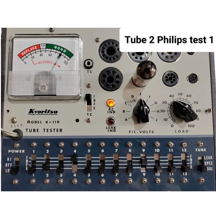 Par Tubos Philips Miniwatt ECC83Â