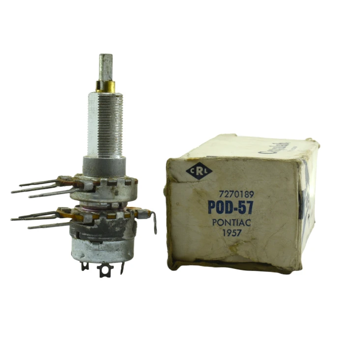 Potenciómetro Pontiac 1957 CRL 7270189 Doble Control NOS