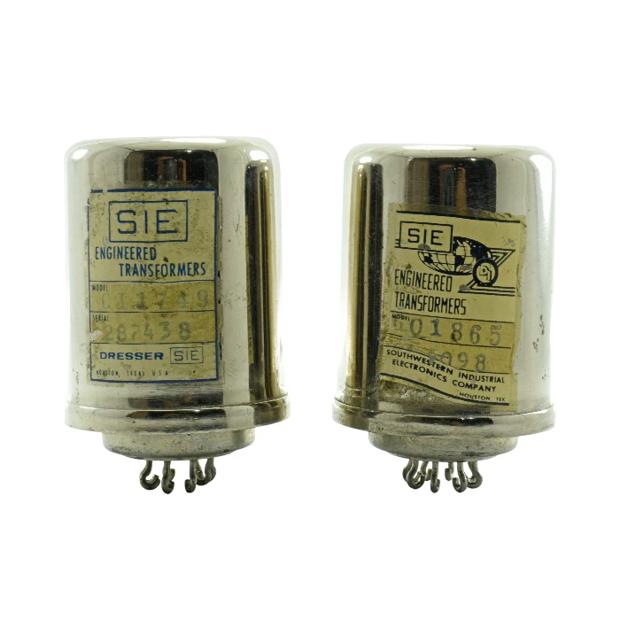 Vintage SIE Engineered Transformers - Pair CI-1749 & G-01865 Houston